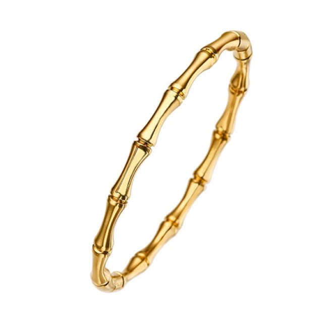 Bamboo Bangle Gold 