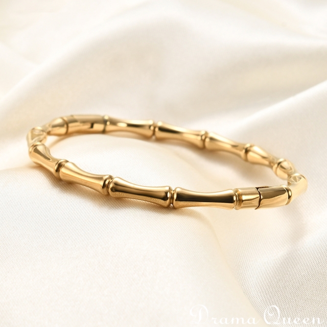 Bamboo Bangle Gold 