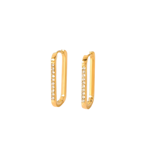 Crystals Classic Hoops
