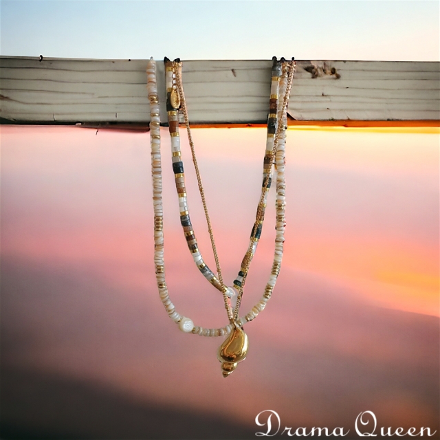 Golden Shell Necklace