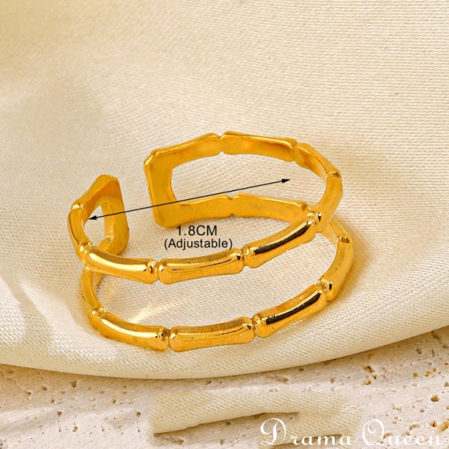 Double Bamboo Ring