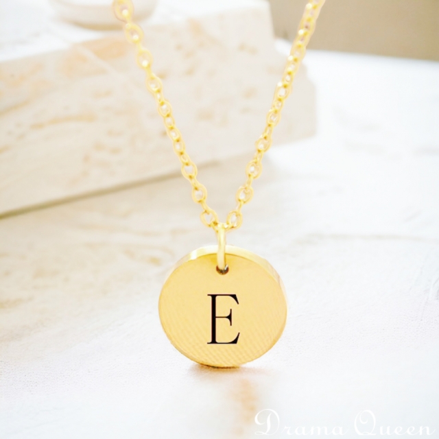 Small Initial Necklace