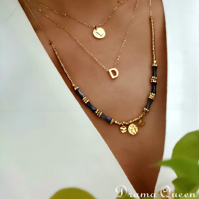 Small Initial Necklace