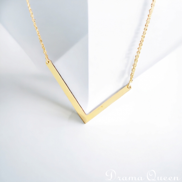 Large Initial Necklace