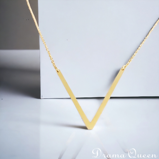Large Initial Necklace